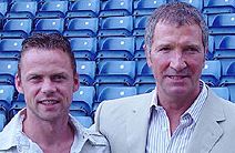 Paul Dickov and Grame Sounes (c) BRFC rover.co.uk