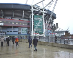 Pre- Match in Cardiff