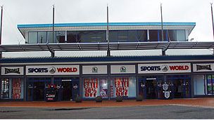 New SPORTS WORLD shop @ Ewood Park