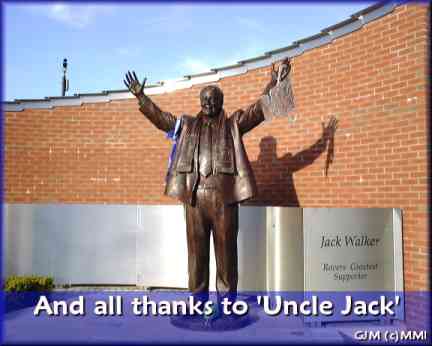 Jack Walker Statue at Ewood Park -Blackburn